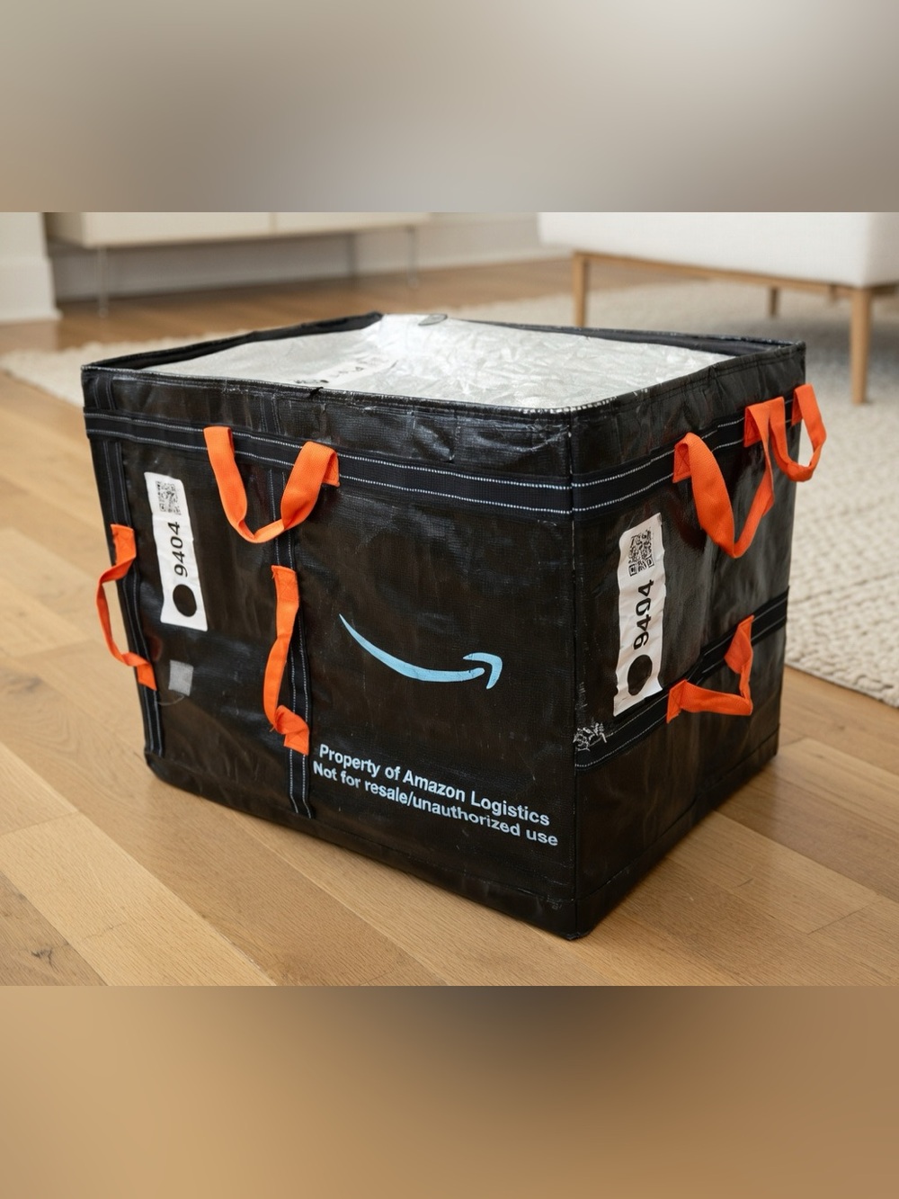 Amazon Courier Large Insulated Delivery Tote 28x23x20 Heavy Duty Storage
